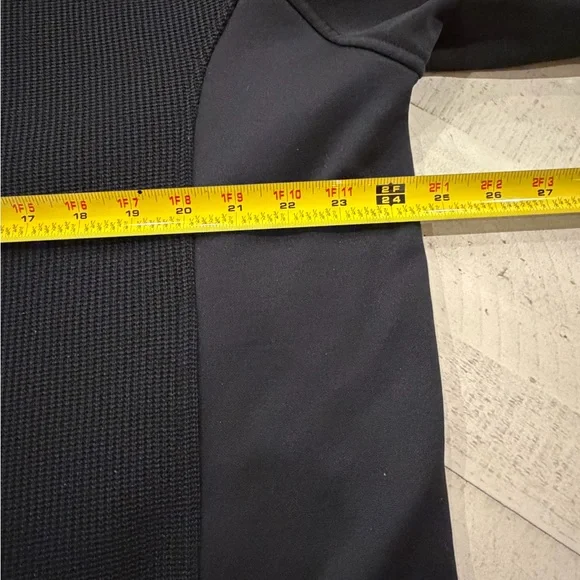 Spyder Sweater Men's XXL Black 1/4 Zip Pullover Long Sleeve - Picture 10 of 14